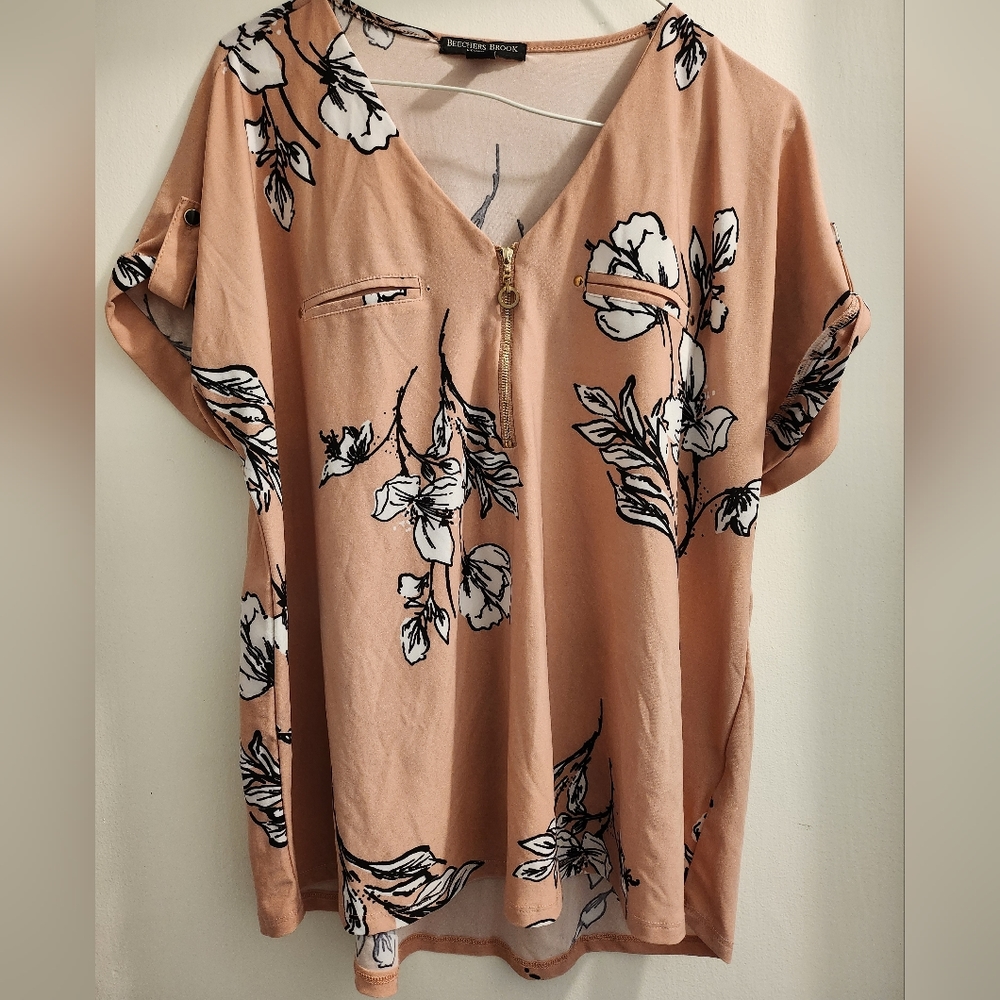 Beechers Brook Short Sleeve Blouse, Size xl, Preloved